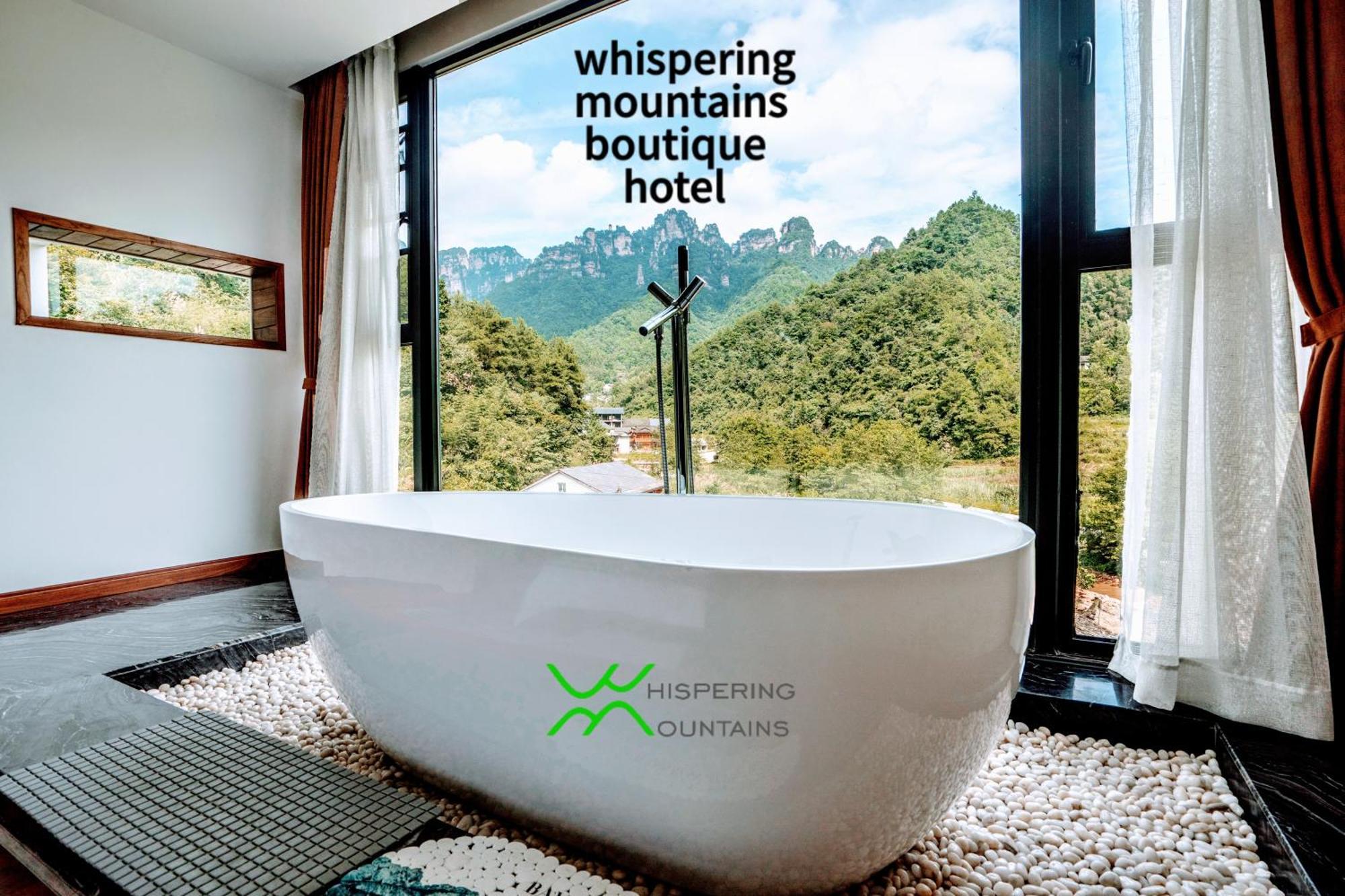 زانغجياجي Whispering Mountains Boutique Hotel المظهر الخارجي الصورة